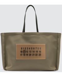 Maison Margiela Outline Tote Bag - Green