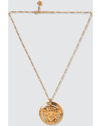 Versace Medusa Keros Long Necklace - Metallic