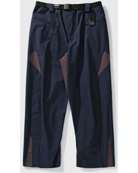 Toga Virilis Cupra Paisley Jacquard Pants in Gray for Men - Lyst
