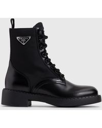 black prada boots womens