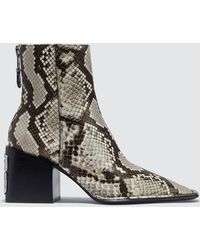Alexander Wang Python-print Parker Boots - Multicolour