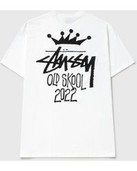 Stussy Old Skool 22 T-shirt - White
