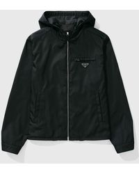 Prada Re-nylon Blouson Jacket - Black