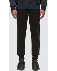 Stone Island Slim Fit Jogger Trousers - Black