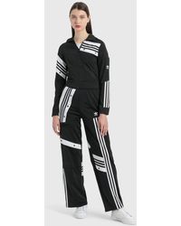 adidas originals x danielle cathari diagonal side stripe denim jacket