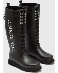 off white for riding wellington boots