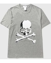Mastermind Japan Timeless Shadow Skull Ss T-shirts - Grey