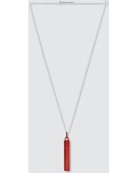 Ambush Sss Pill Case Necklace - Red
