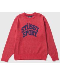 Stussy Sport Jumper - Red