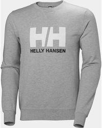 Helly Hansen - Hh logo rundhals-pullover - Lyst