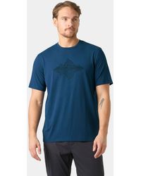 Helly Hansen - Skog Graphic T-Shirt Blu - Lyst