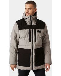 Helly Hansen - Patrol Puffy Insulated Jacket Grey - Lyst