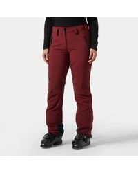 Helly Hansen - Pantalon De Ski Isolant Femme Legendary Rouge - Lyst