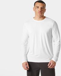 Helly Hansen - Haut À Manches Longues Homme Shine Blanc - Lyst