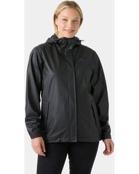 Helly Hansen - Women's Moss Iconic Waterproof Rain Jacket Black - Lyst