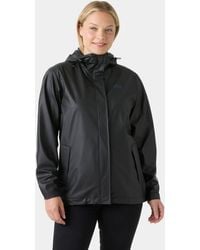 Helly Hansen - Women's Moss Iconic Waterproof Rain Jacket Black - Lyst