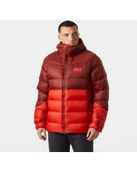 Helly Hansen - Glacier Down Jacket Homme Rouge - Lyst