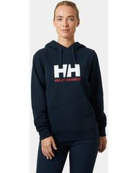 Helly Hansen - Hh® logo hoodie 2.0 bleu marine - Lyst