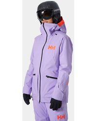 Helly Hansen - Powderqueen Infinity Ski Jacket Purple - Lyst