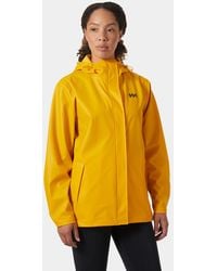 Helly Hansen - Moss Iconic Waterproof Rain Jacket Yellow - Lyst