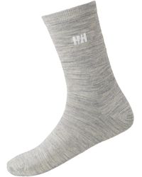 Helly Hansen Everyday Wool Sock 2pk Grau 36-38