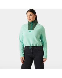 Helly Hansen - Daybreaker Cropped Pile Verde - Lyst