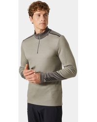 Helly Hansen - Lifa Merino Midweight Half-Zip Base Layer - Lyst