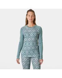 Helly Hansen - Lifa Merino Midweight Graphic Crew Base Layer - Lyst