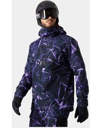 Helly Hansen - Ullr D Insulated Ski Anorak Jacket Purple - Lyst