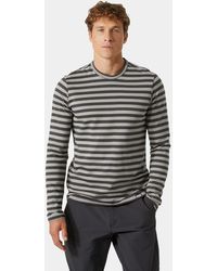 Helly Hansen - Arctic Ocean Long-sleeve Cotton T-shirt Grey - Lyst