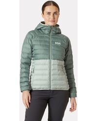 Helly Hansen - Veste À Capuche Insulator Femme Banff Vert - Lyst