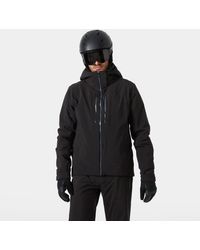 Helly Hansen - Giacca Da Sci Uomo Alpha Lifaloft Leggera Nero - Lyst