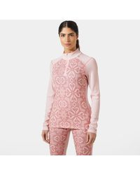 Helly Hansen - Lifa Merino Midweight Graphic 1/2 Zip Base Layer - Lyst