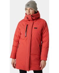 Helly Hansen - Parka adore helly tech rouge - Lyst