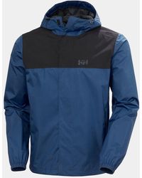 Helly Hansen - Veste imperméable vancouver bleu - Lyst