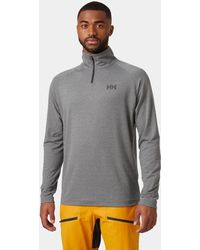Helly Hansen - Verglas 1/2 Zip Lightweight Sweater Grey - Lyst