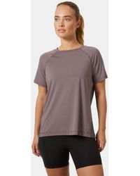 Helly Hansen - Technical Trail Ultralight T-shirt Grey - Lyst