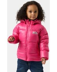 Helly Hansen - Kids' Isfjord Down Winter Giacca Rosa - Lyst