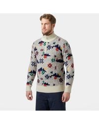 Helly Hansen - Arctic Ocean Icelander Wool Knit ½ Zip Sweater - Lyst