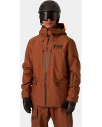 Helly Hansen - Giacca Da Sci Impermeabile Garibaldi 2.0 Uomo Rosso - Lyst