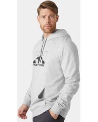 Helly Hansen - Nord Graphic Pull Over Hoodie Grey - Lyst