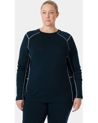Helly Hansen - Lifa® Merino Midweight Crew Plus Shirt Navy - Lyst