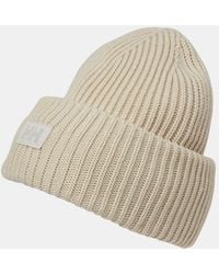 Helly Hansen - Rib Beanie White Std - Lyst