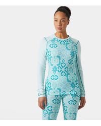 Helly Hansen - Lifa Merino Midweight Graphic Crew Base Layer - Lyst
