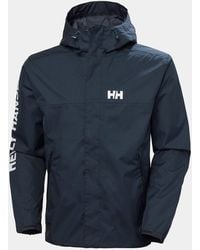 Helly Hansen - Ervik Fully Waterproof Jacket Navy - Lyst