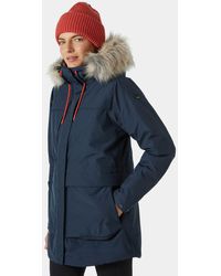 Helly Hansen - Parka coastal bleu marine - Lyst