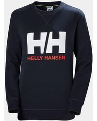 Helly Hansen - Logo Cotton Crew Neck Sweater - Lyst