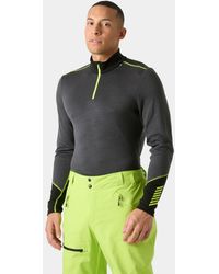 Helly Hansen - Lifa Merino Midweight 1/2 Zip Base Layer M - Lyst