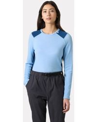 Helly Hansen - Lifa Merino Midweight Crew Base Layer Blu - Lyst
