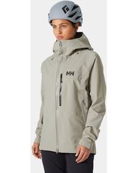 Helly Hansen - Verglas Backcountry Ski Shell Jacket Grey - Lyst